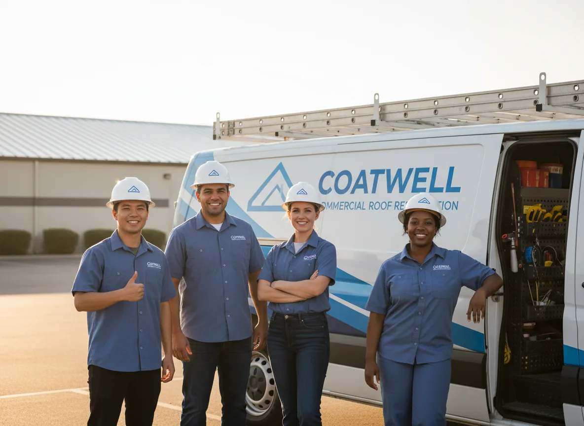 Commercial roof coating company in Bricelyn, MN